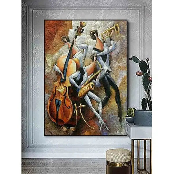 Customized Gift - 100% Painting Band Playing Music