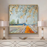 Customized Gift - 100% Painting Orange Field