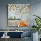 Customized Gift - 100% Painting Orange Field