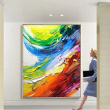 Customized Gift - 100% Painting Rainbow Art