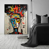 Customized Gift - A Man With Doodles Style Graffiti Canvas