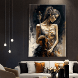 Customized Gift - Abstract Violin Player