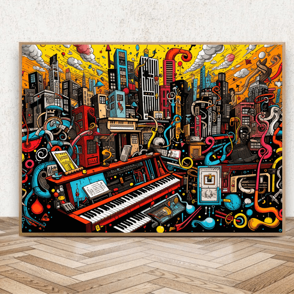 Customized Gift - City Rhythms Unleashed: Cover Art of the Inaugural 'Music from the City'