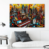 Customized Gift - City Rhythms Unleashed: Cover Art of the Inaugural 'Music from the City'