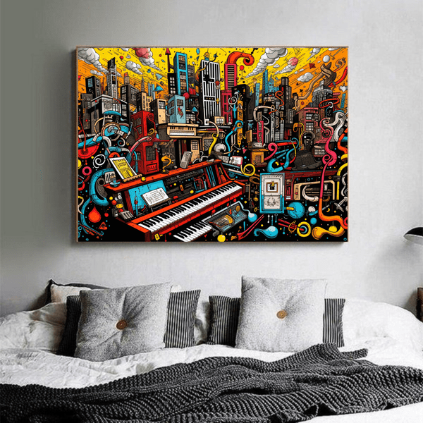 Customized Gift - City Rhythms Unleashed: Cover Art of the Inaugural 'Music from the City'