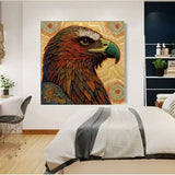 Customized Gift - Eagle Art Inspired by Chuck Sperry Canvas