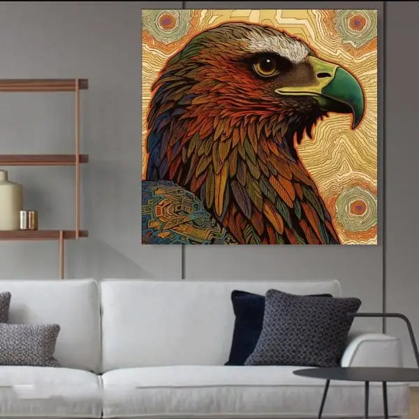 Customized Gift - Eagle Art Inspired by Chuck Sperry Canvas