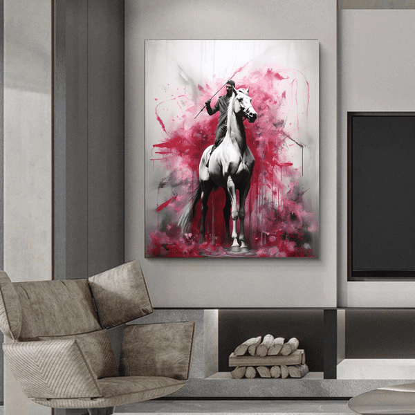 animals canvas wall art - Horse Peaceful Warrior Canvas