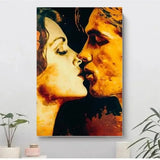 Customized Gift - Kiss Me Graffiti Canvas