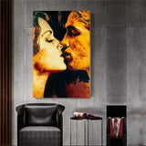 Customized Gift - Kiss Me Graffiti Canvas