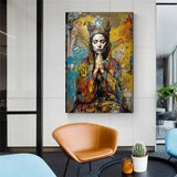 Customized Gift - Praying Queen Canvas
