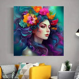 Customized Gift - Pretty Girl Graffiti Canvas