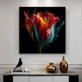 Customized Gift - Tulip Graffiti Canvas